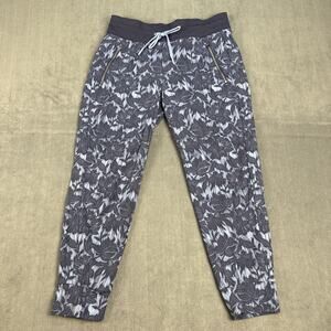 Athleta Trekkie North Printed Crop Jogger Pants Womens Sz 8P Casual Athleisure